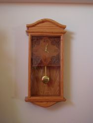Western, Hand Tooled Pendulum Clock